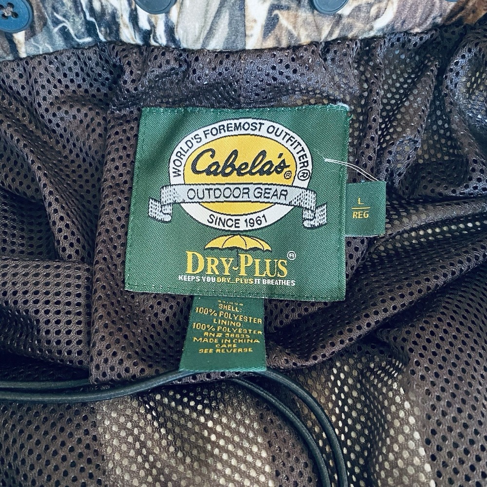 Cabelas Pants Mens L x 30" Camo Dry Plus Seclusion 3D Cargo Hunting Cargo READ - Picture 10 of 12